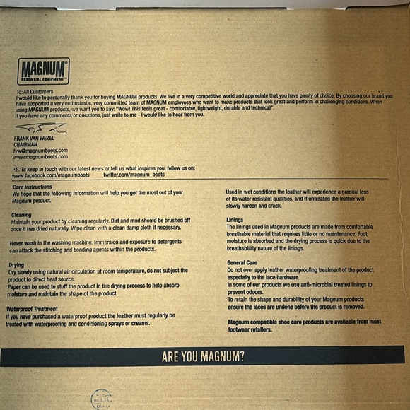 NWT Men’s Magnum 8 Inch WP Stealth Force Boot with Side Zipper Size 7M - Picture 15 of 15